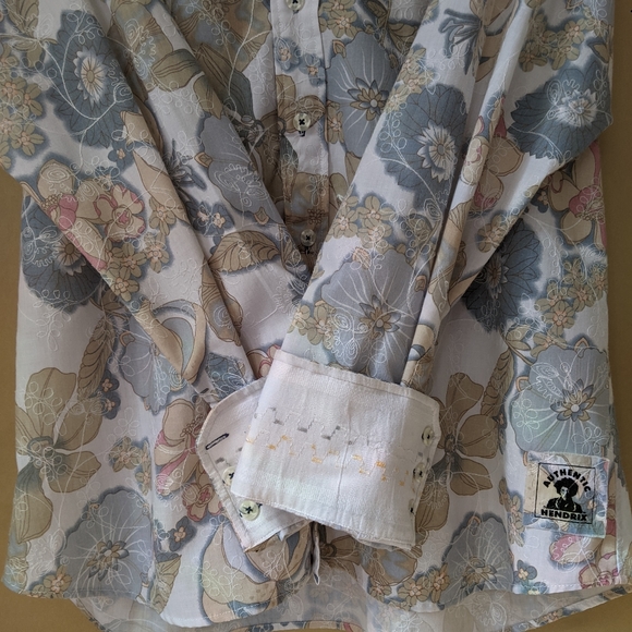 Jimi Hendrix Experience embroidered button up w/ signature. Highly detailed - Picture 8 of 15